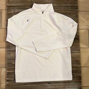 Rhône, Session 1/4 zip, Blanco, Sz M